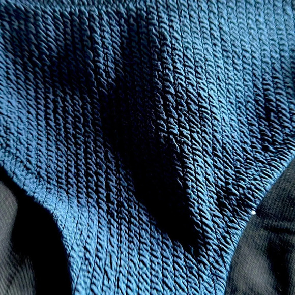 J.Crew Textured Navy Blue Bikini Bottom Size Large - Picture 3 of 3